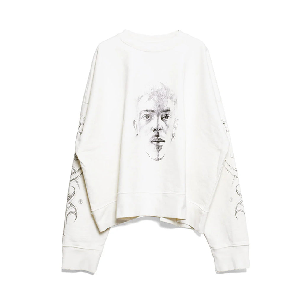 Basketcase Gallery Eastman Lounge Sweatshirt White