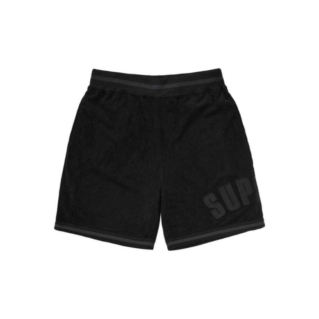 Supreme Ultrasuede Mesh Short Black