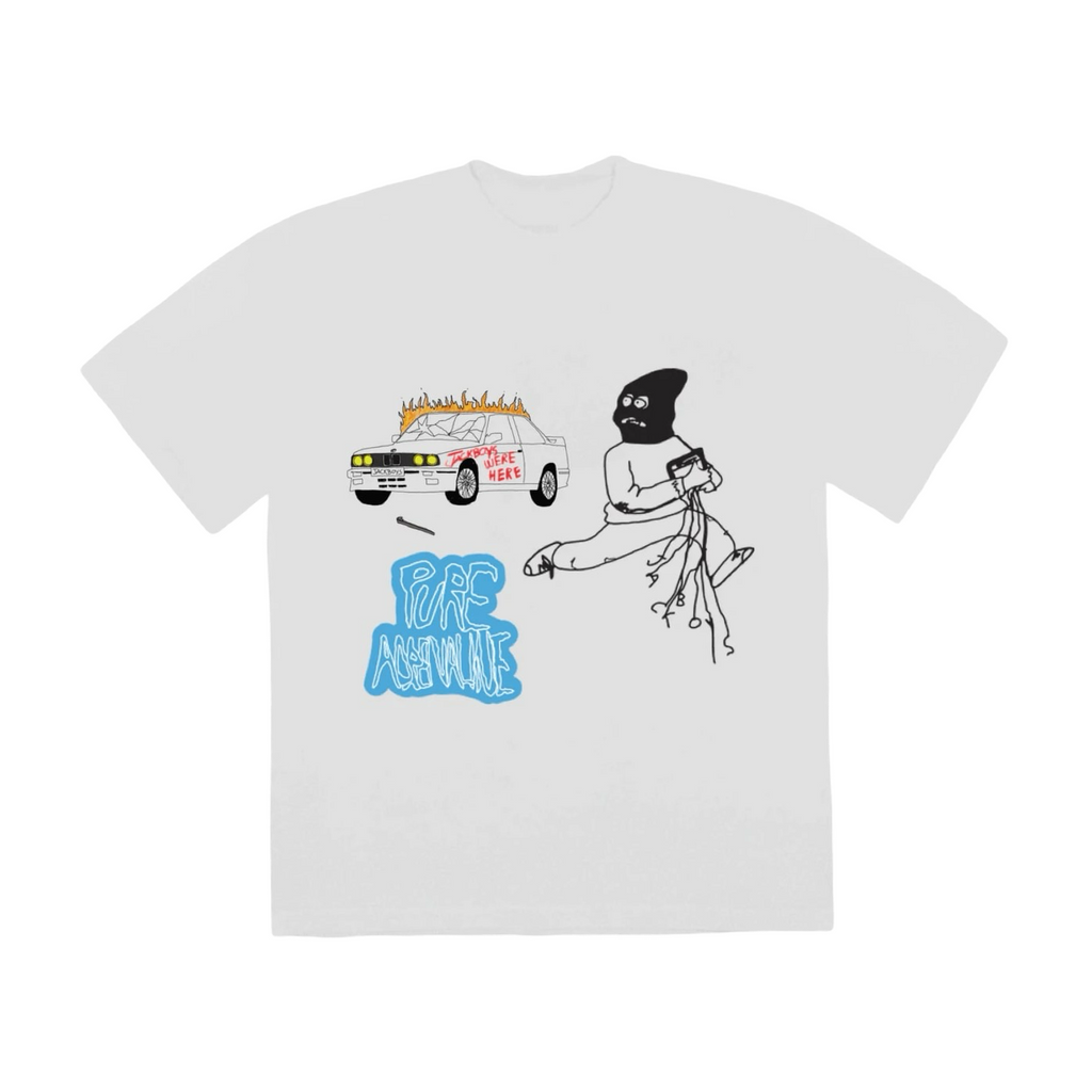 Travis Scott JACKBOYS Mask On T-shirt White