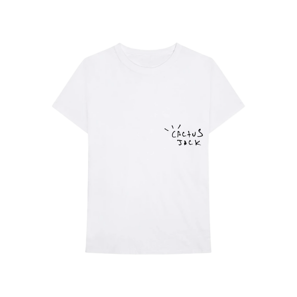 Travis Scott Cactus Jack Airbrush T-shirt White