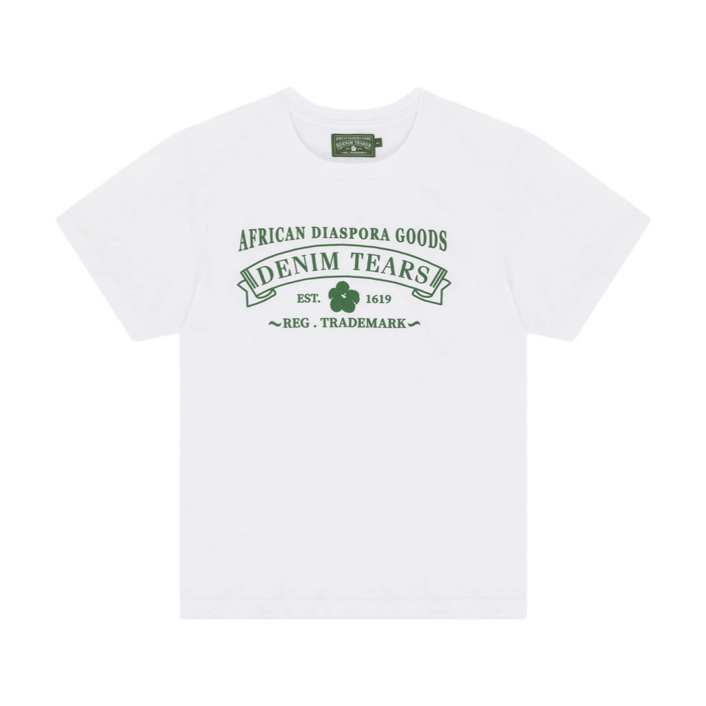 Denim Tears ADG Tee White Green