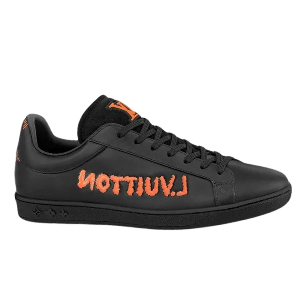 Louis Vuitton Luxembourg Sneaker Black Orange