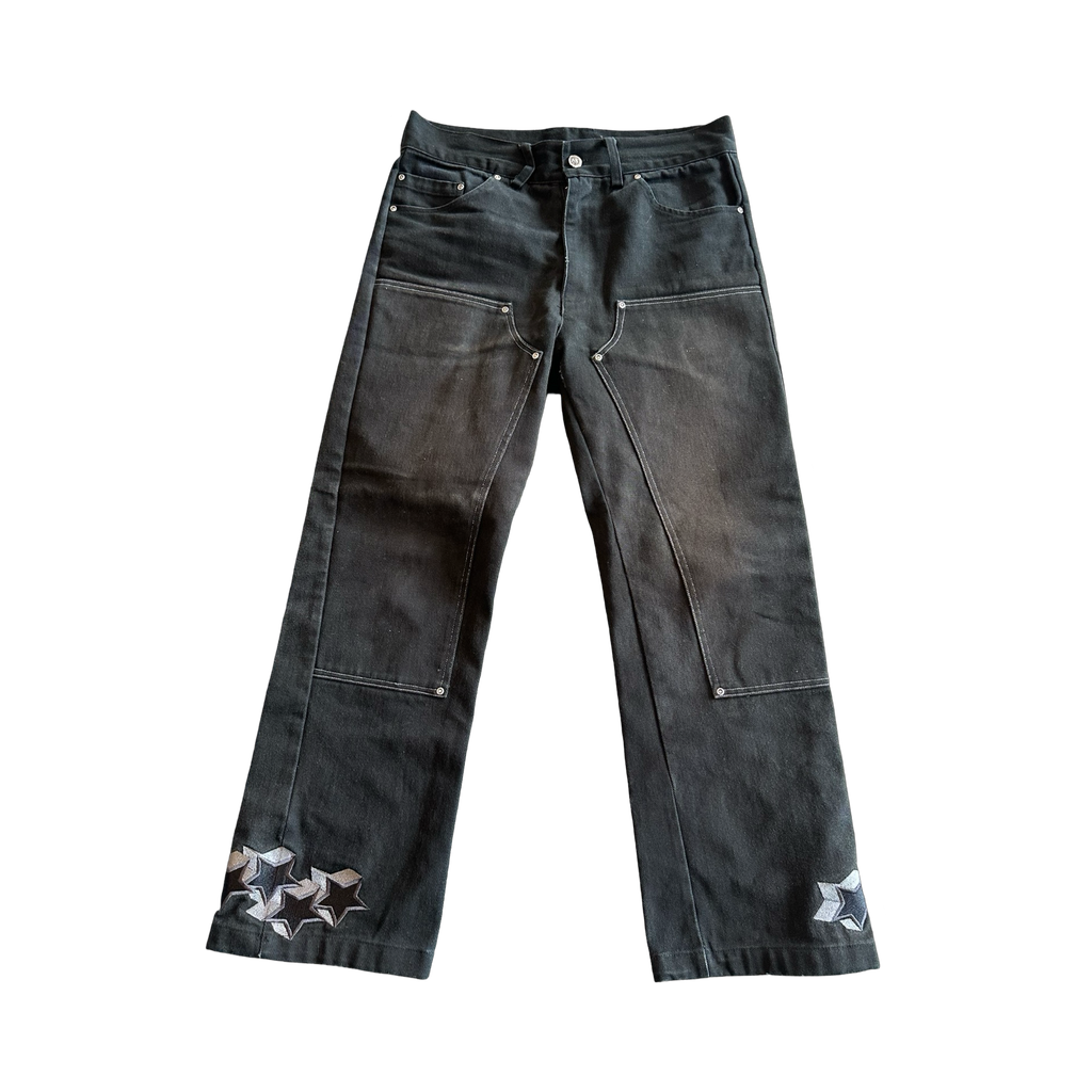 Bad Son Stars Carpenter Pants Black