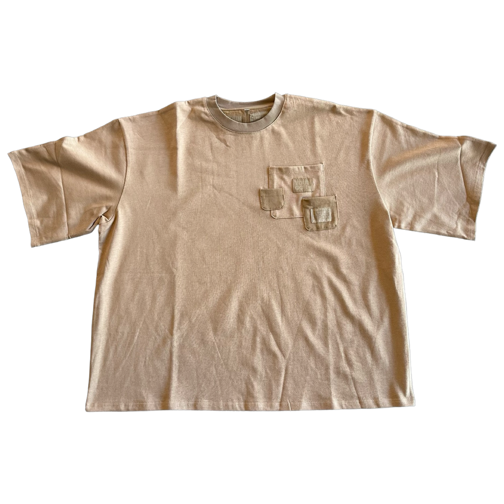 Nevereevern Wave T-Shirt Tan