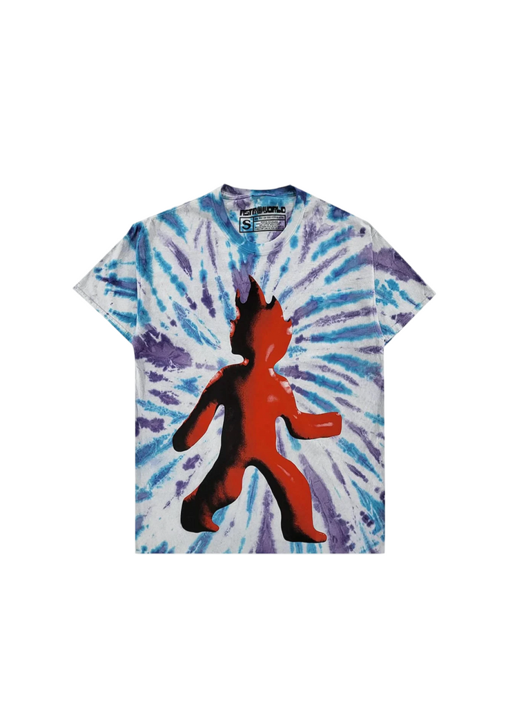 Travis Scott Flame T-shirt Tie Dye