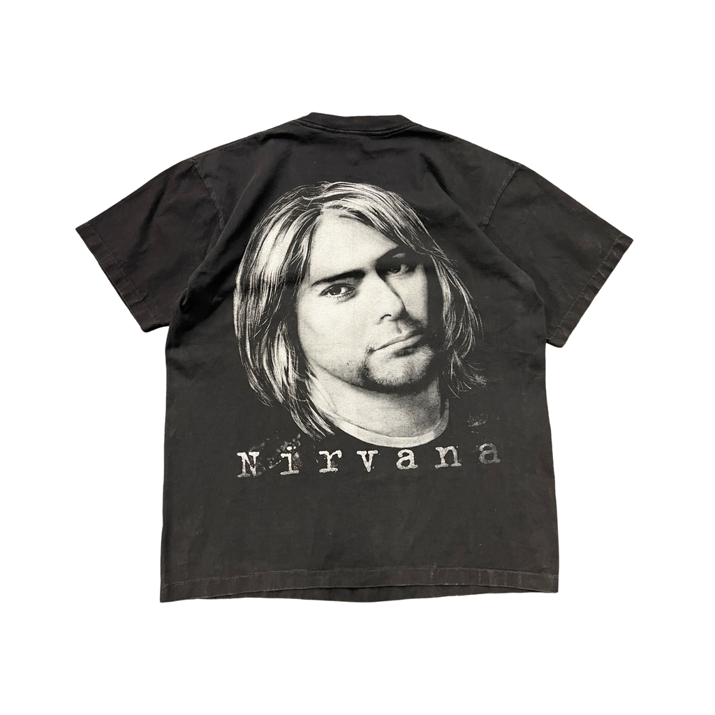 2002 Kurt Cobain Guitar T-Shirt Black