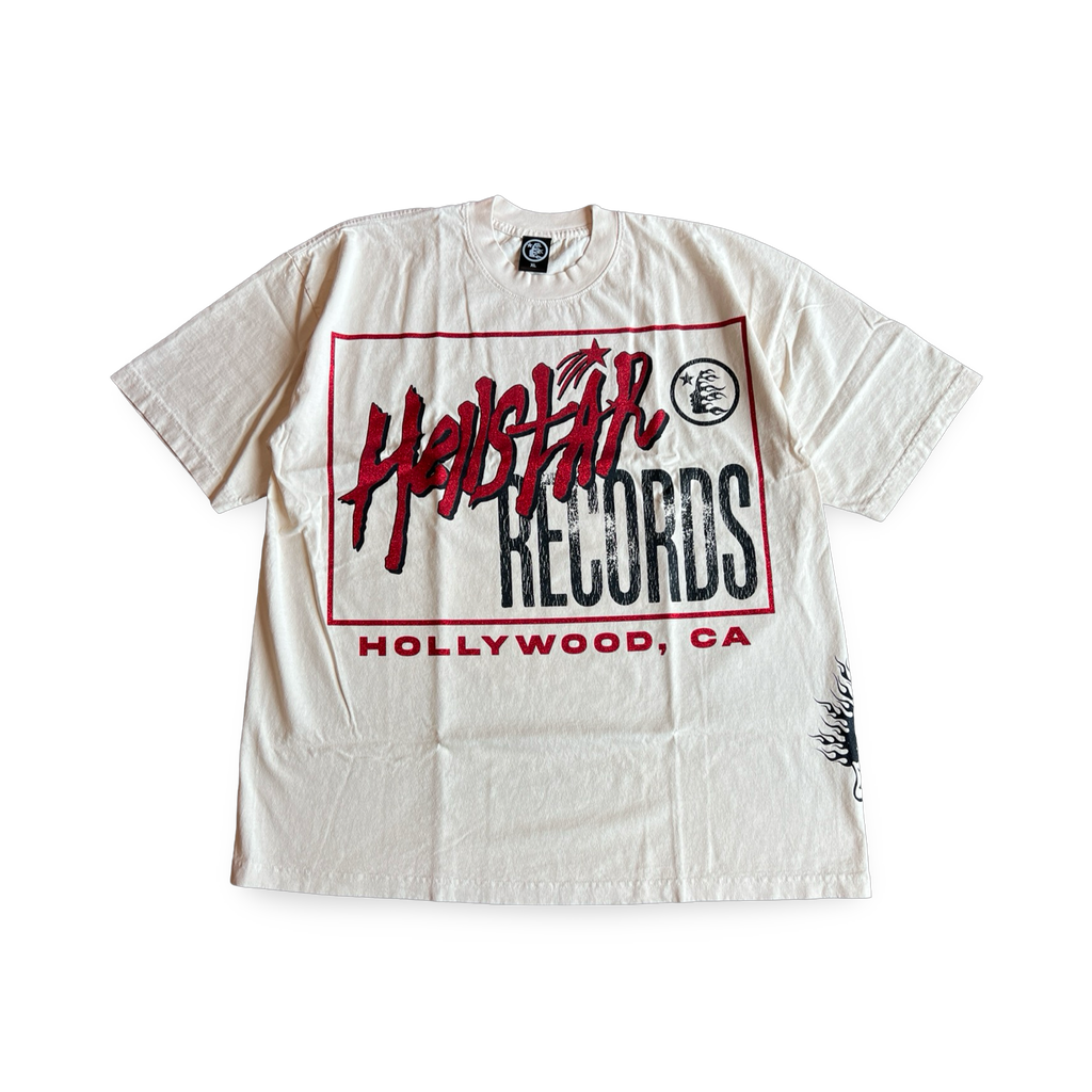 Hellstar Records T-Shirt White Red