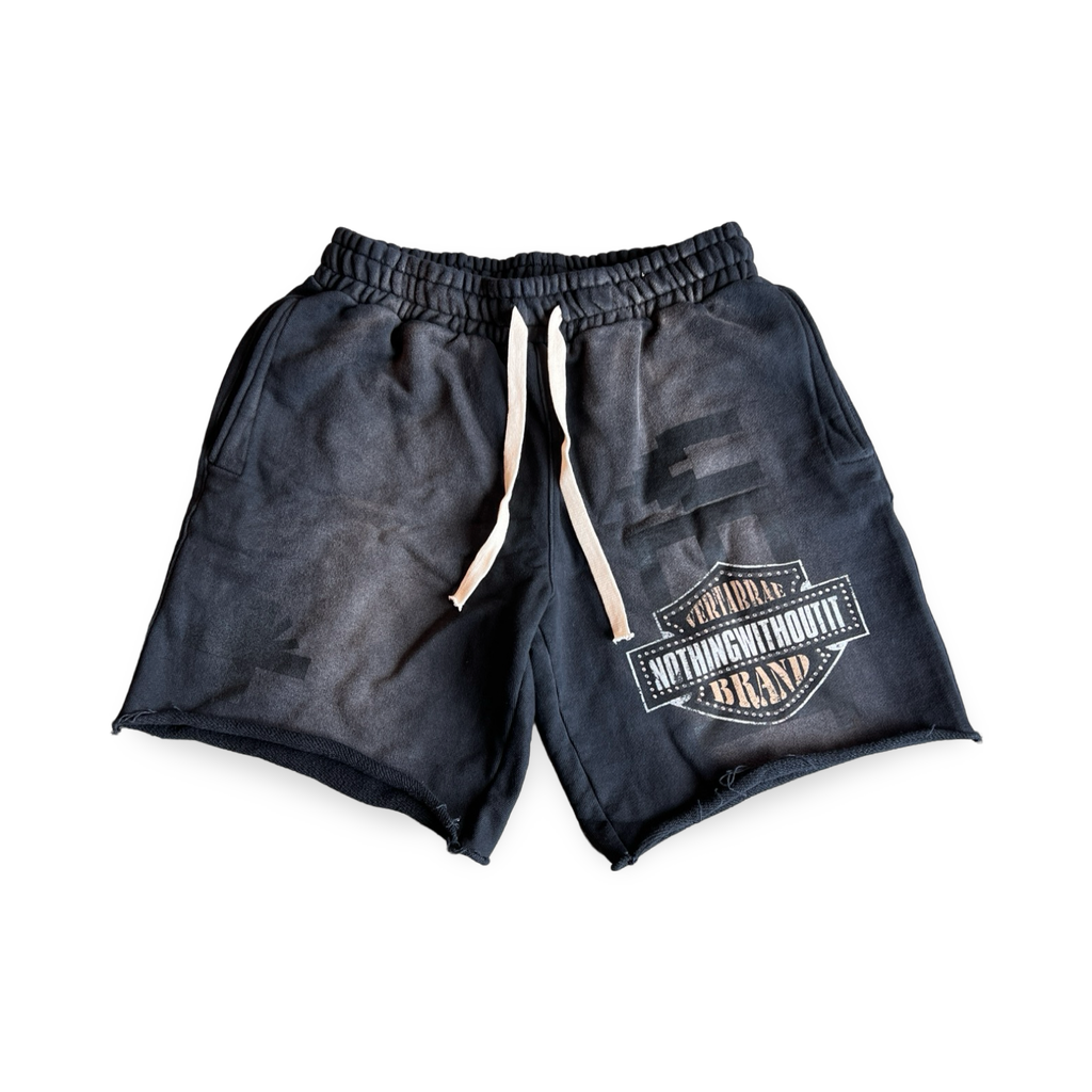 Vertabrae Nothing Without It Shorts Black