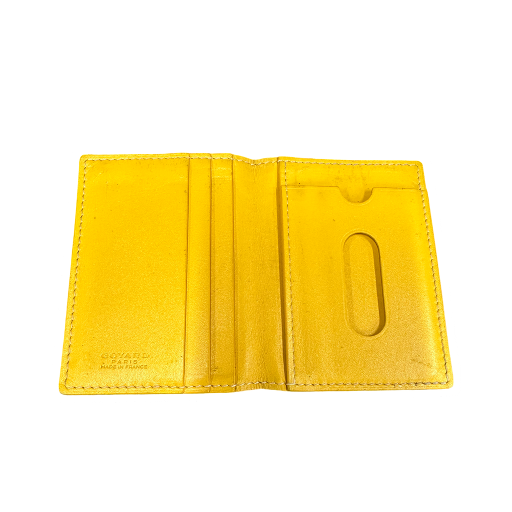 Goyard Saint Marc Card Holder Yellow