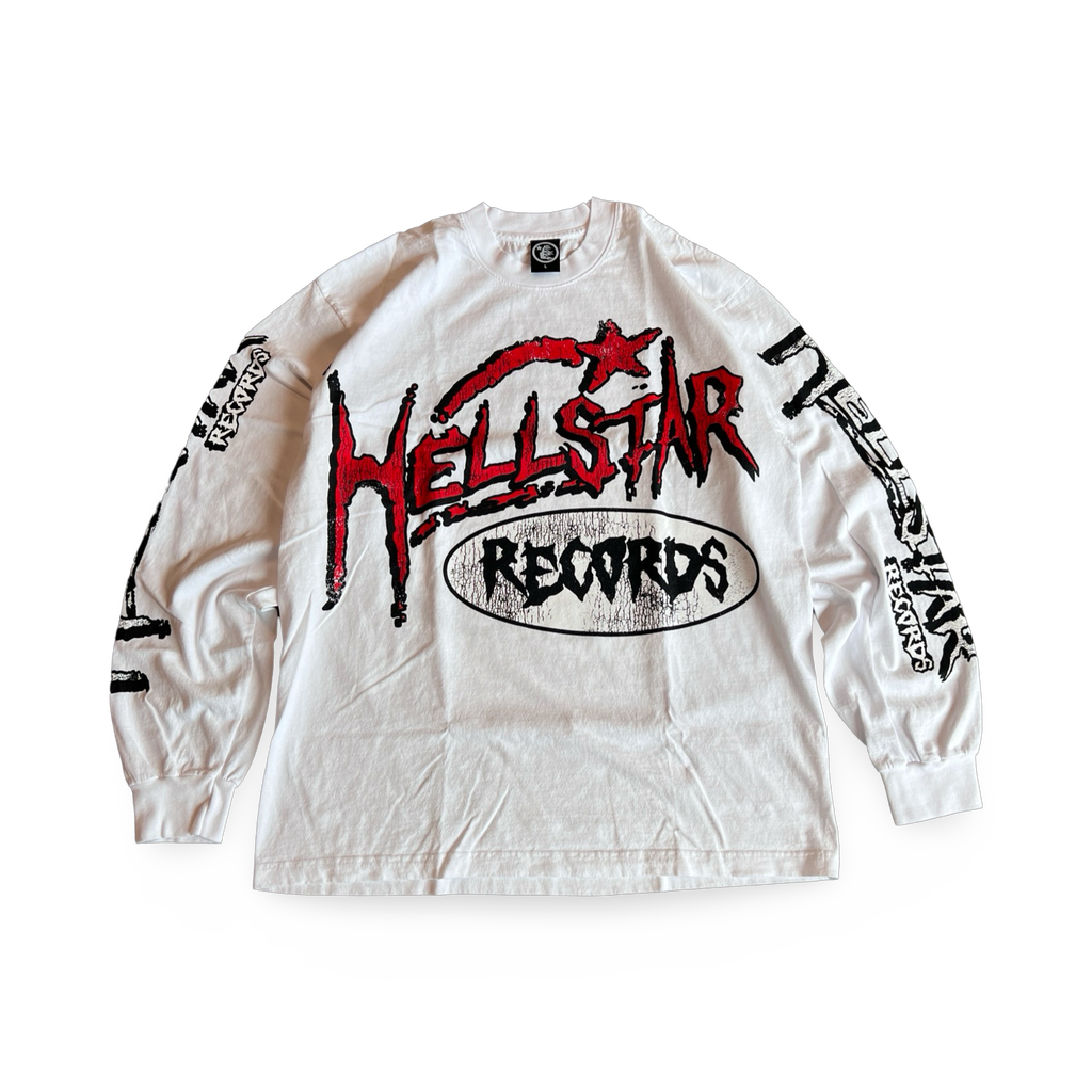 Hellstar Records L/S White Red