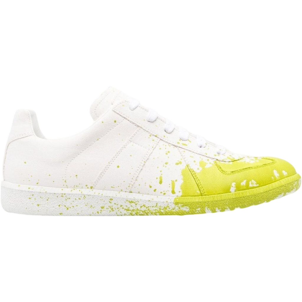 Maison Margiela Replica Painter Sneaker Green White Canvas