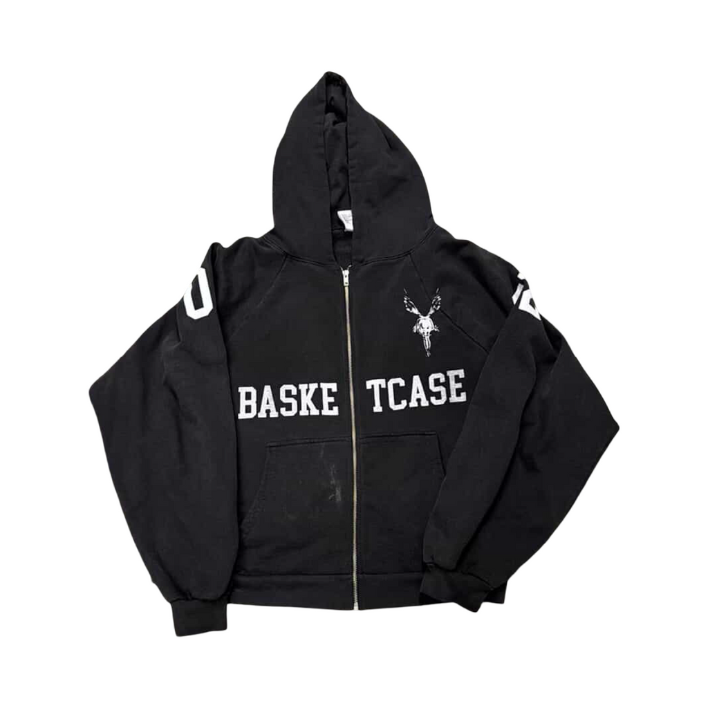 Basketcase Gallery 02 Washed Zip Up Black