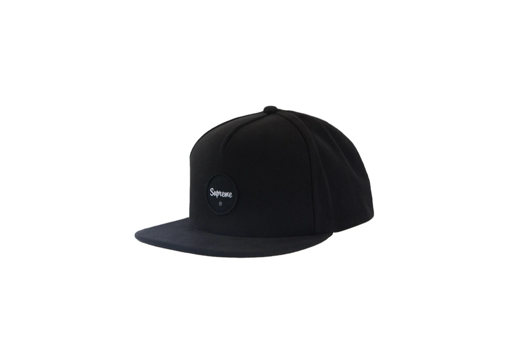 Supreme Twill Patch 5-Panel Black