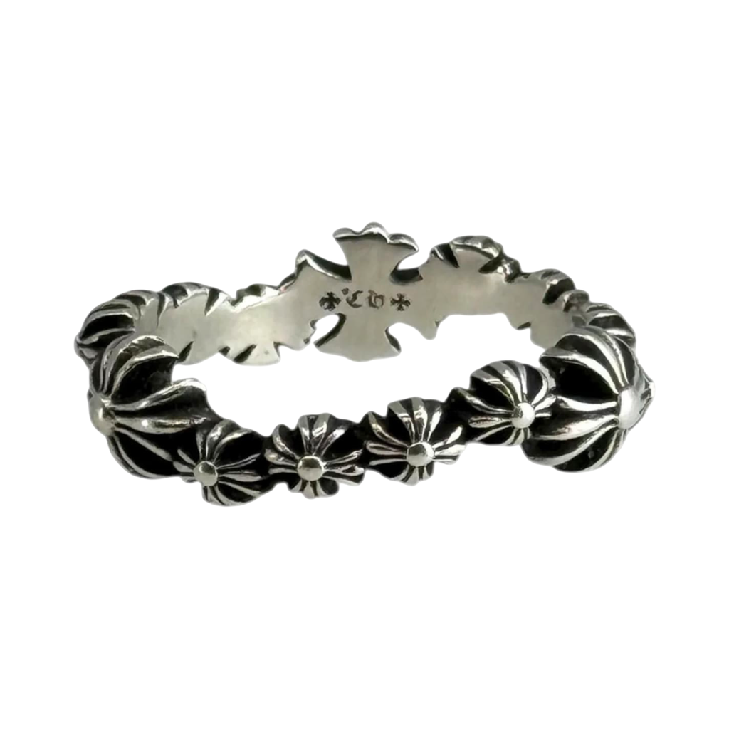 Chrome Hearts CH Plus Wave Ring Silver