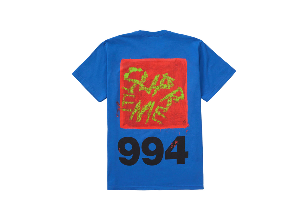 Supreme Paint Tee Royal Blue