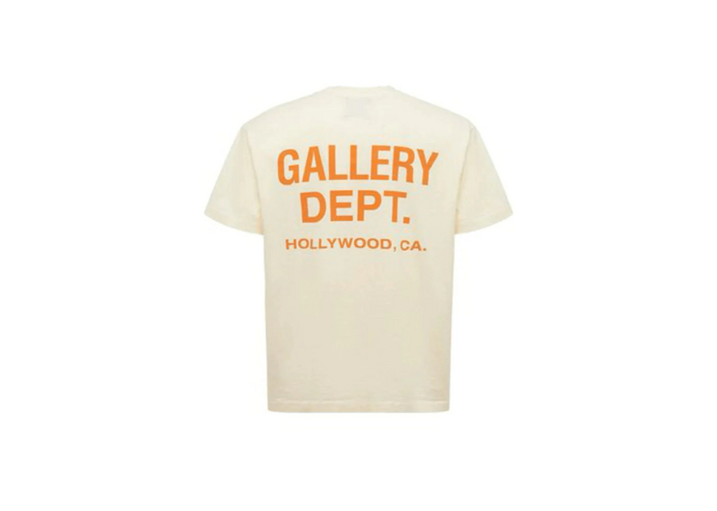 Gallery Dept. Souvenir T-Shirt Cream/Orange