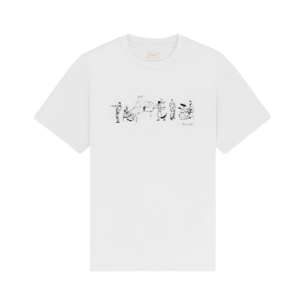 Aime Leon Dore Musician Graphic T-Shirt White