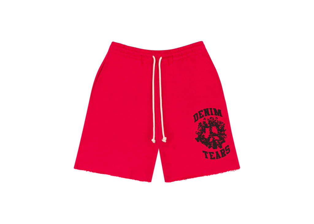 Denim Tears Denim University Sweat Shorts Red