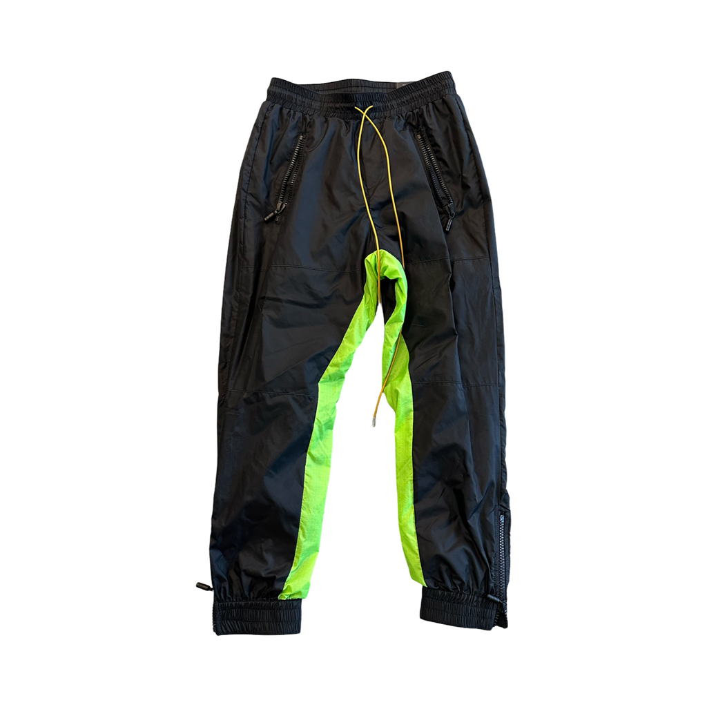 Rhude Flight Suit Nylon Track Pants Black Green