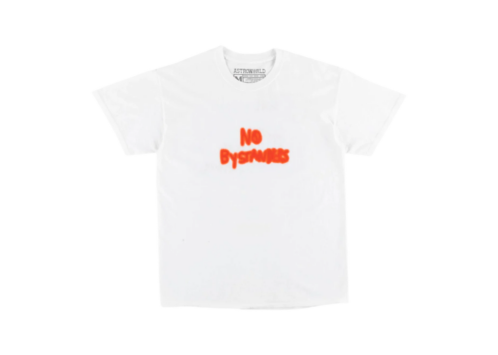 Travis Scott No Bystanders Tee White