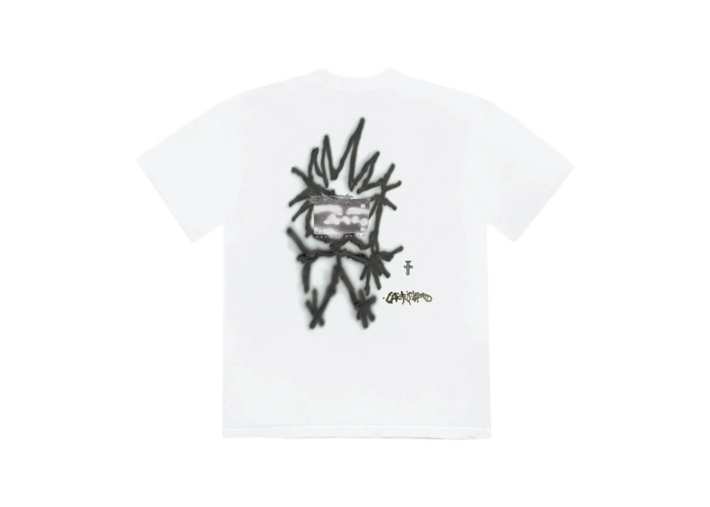 Travis Scott Whiteout Tee White