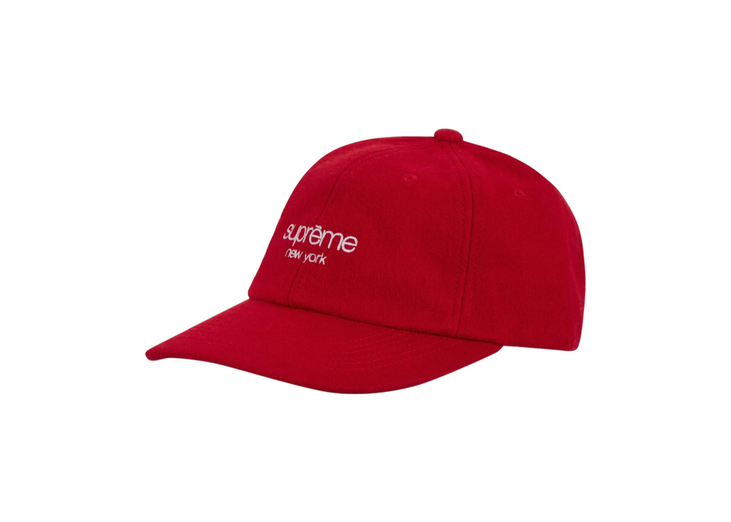 Supreme Waxed Wool 6-Panel Red