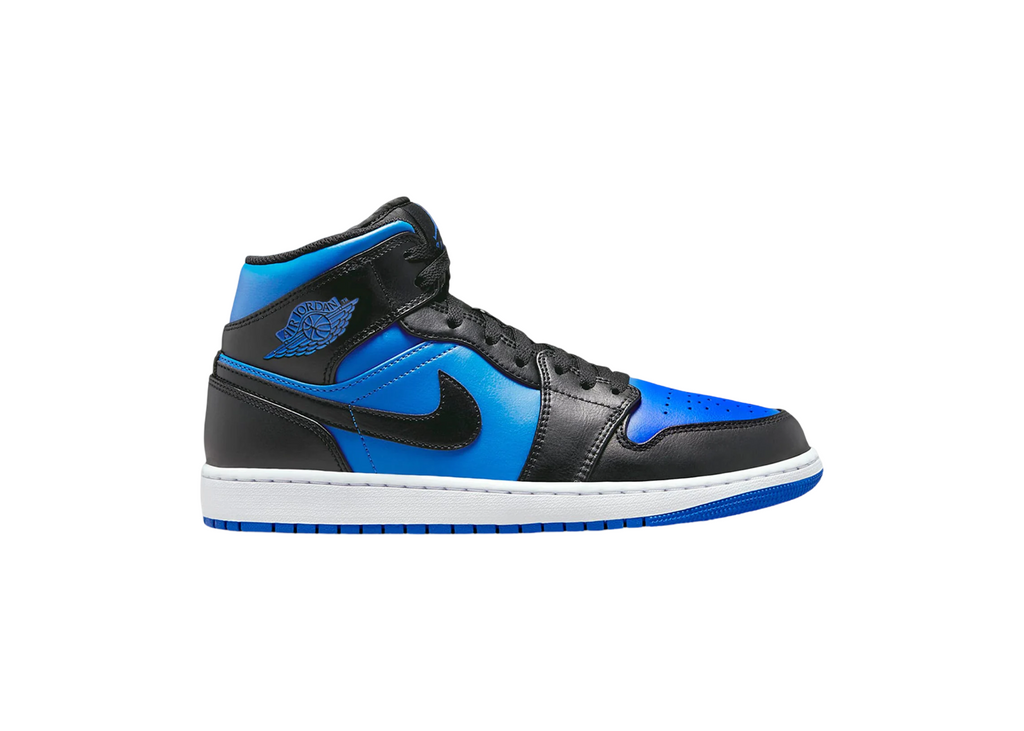 Jordan 1 Mid Black Royal Blue