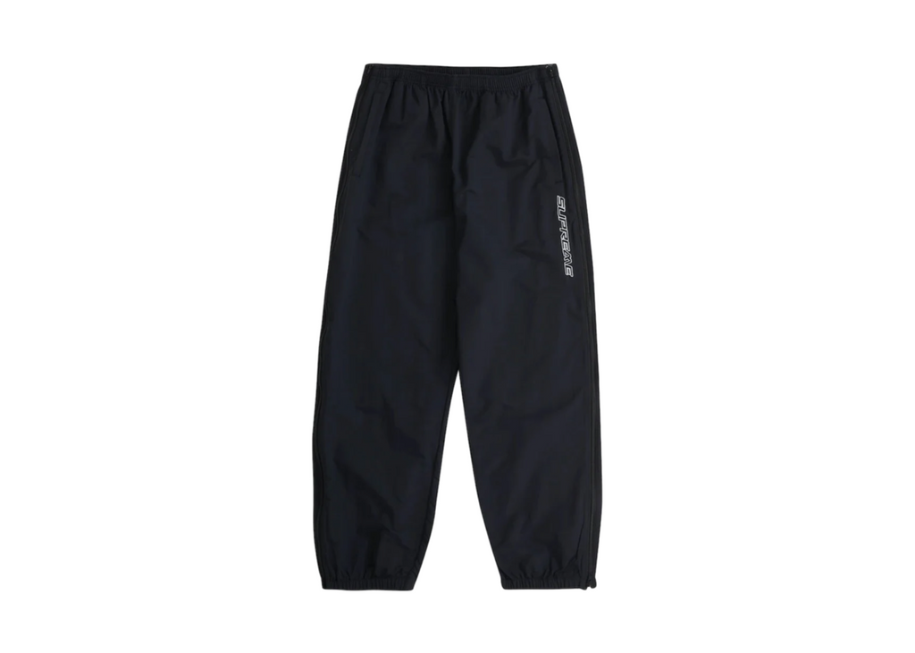 Supreme Full Zip Baggy Warm Up Pant Black