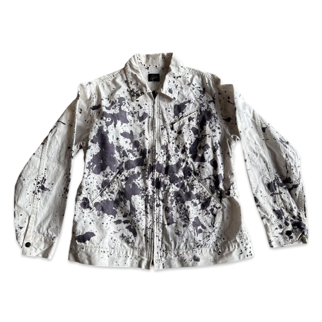 Needles Paint Splatter Jacket White Purple