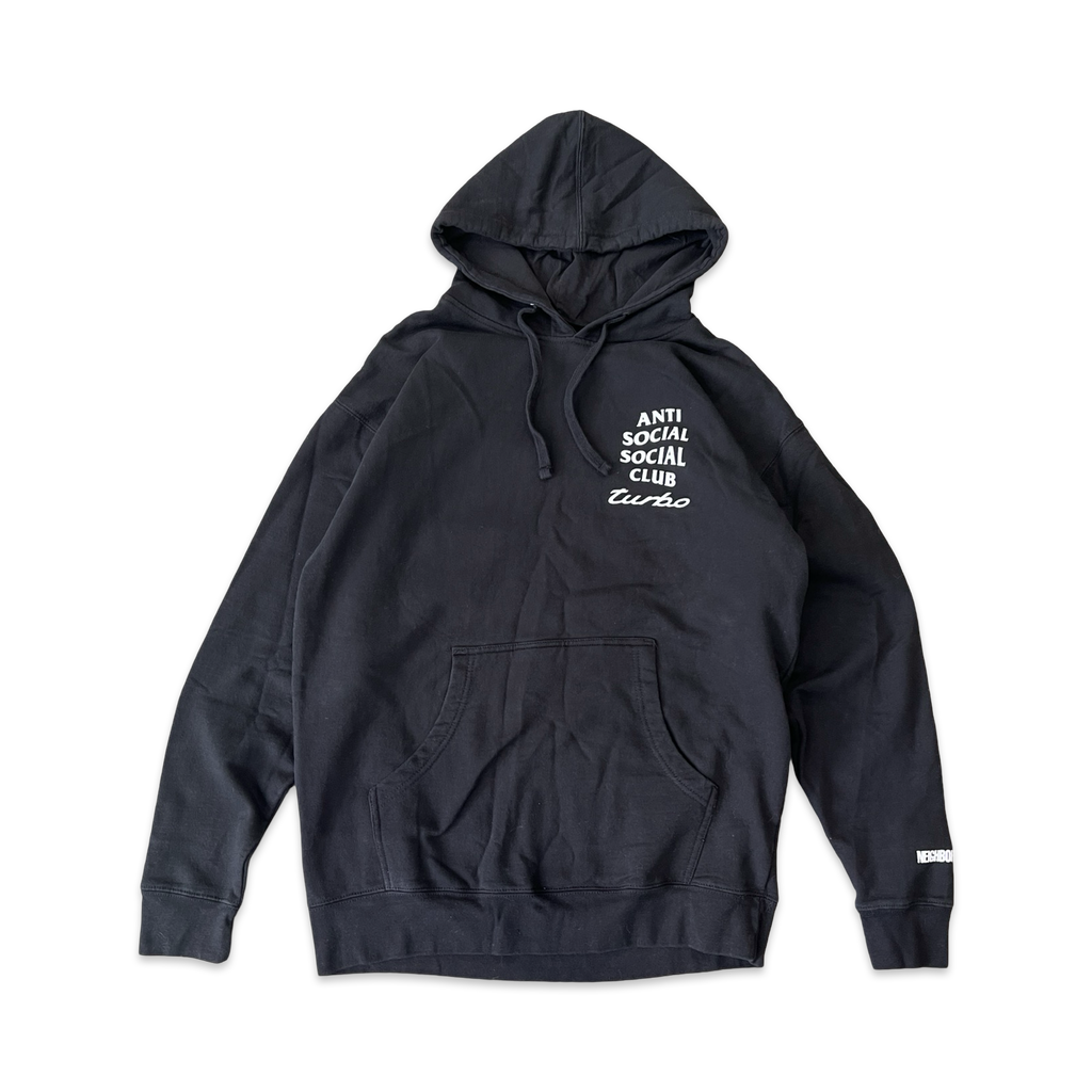 Anti Social Social Club x Neighborhood Hoodie Black