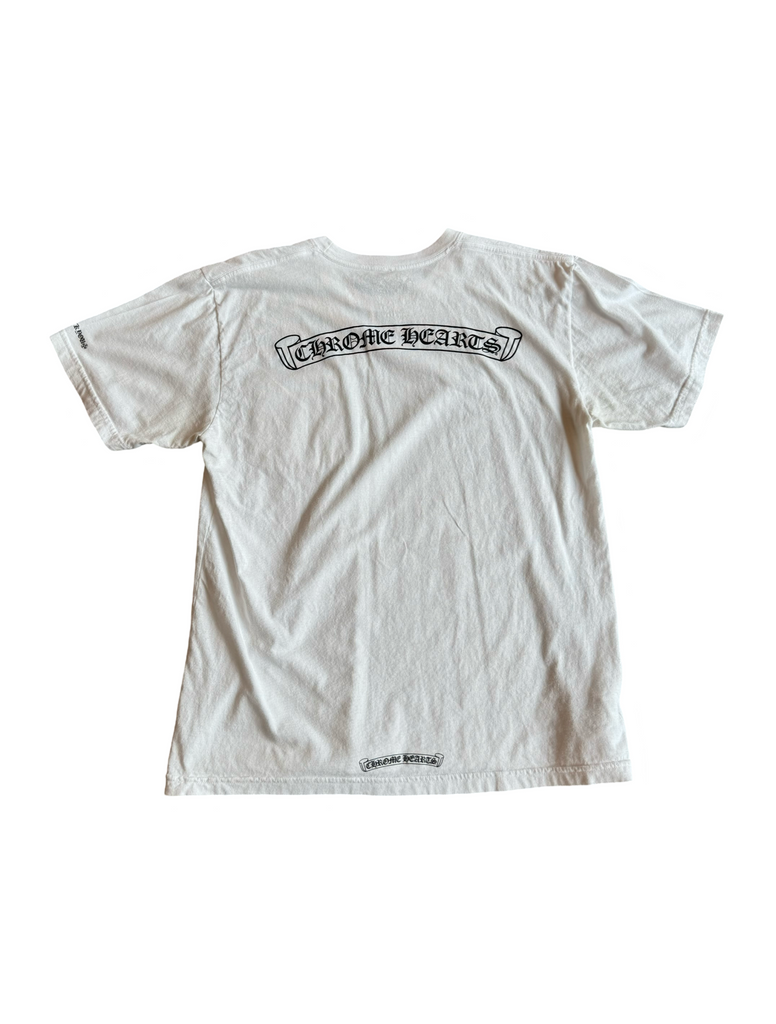 Chrome Hearts Scroll Logo T-shirt White