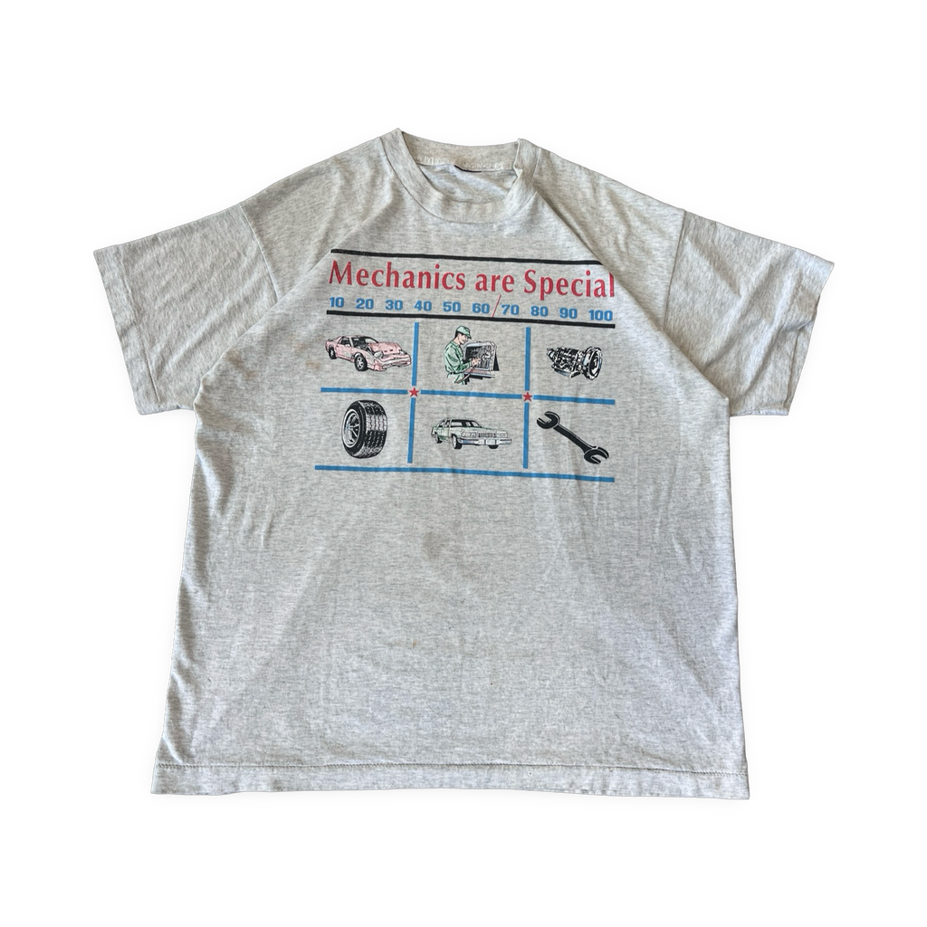 Mechanics Are Special Vintage Tee Grey