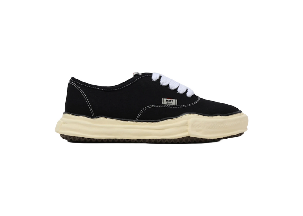 Maison Mihara Yasuhiro Baker Vintage OG Sole Canvas Low Black White