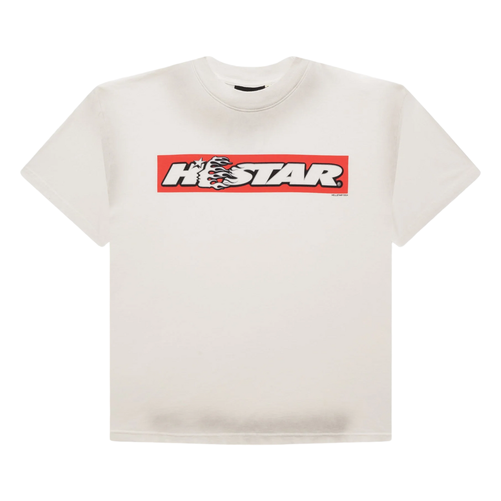 Hellstar Box Logo T-Shirt White/Red