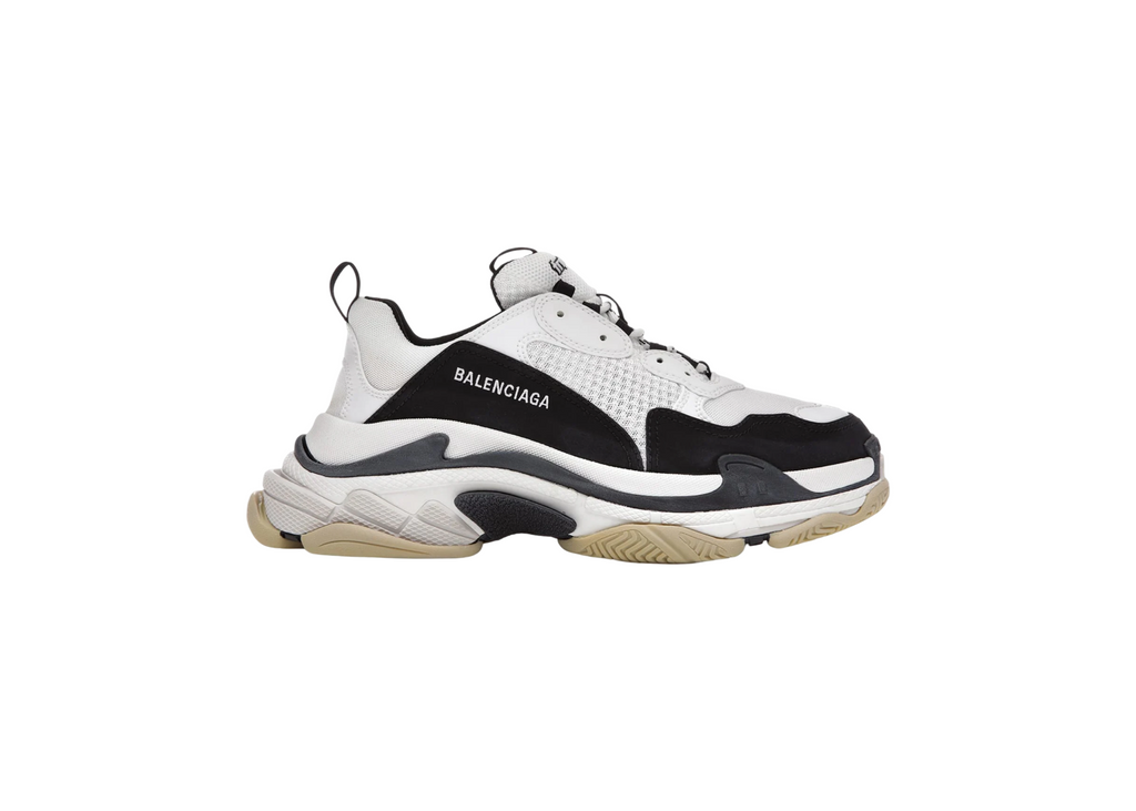 Balenciaga Triple S White Black