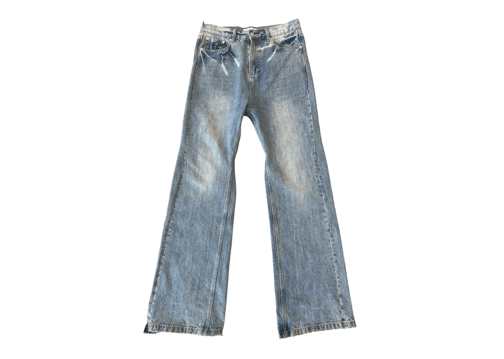 Balenciaga Flare Denim Light Wash