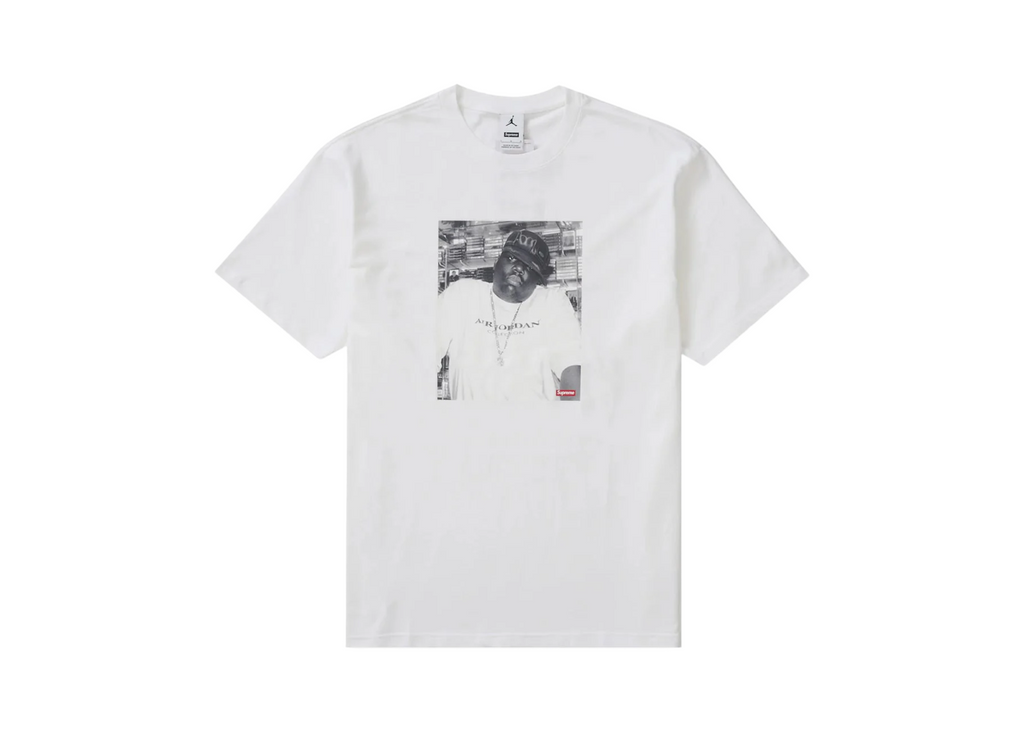 Supreme Jordan Biggie S/S Top White