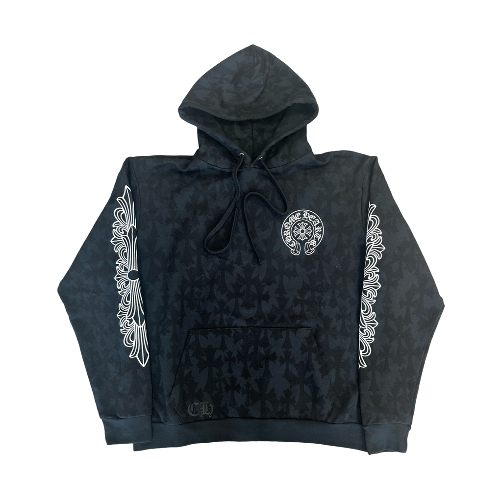 Chrome Hearts Monogram Hoodie Black