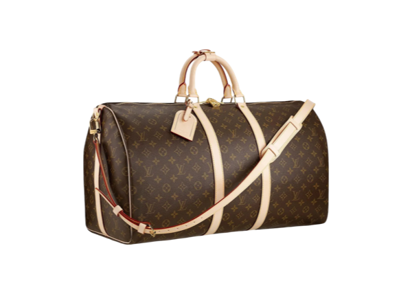 Louis Vuitton Keepall Bandouliere Monogram 55 Brown