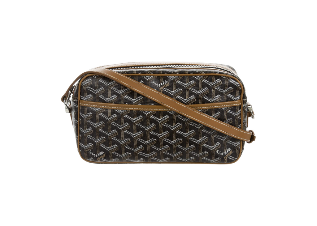 Goyard Cap Vert Crossbody Goyardine Brown