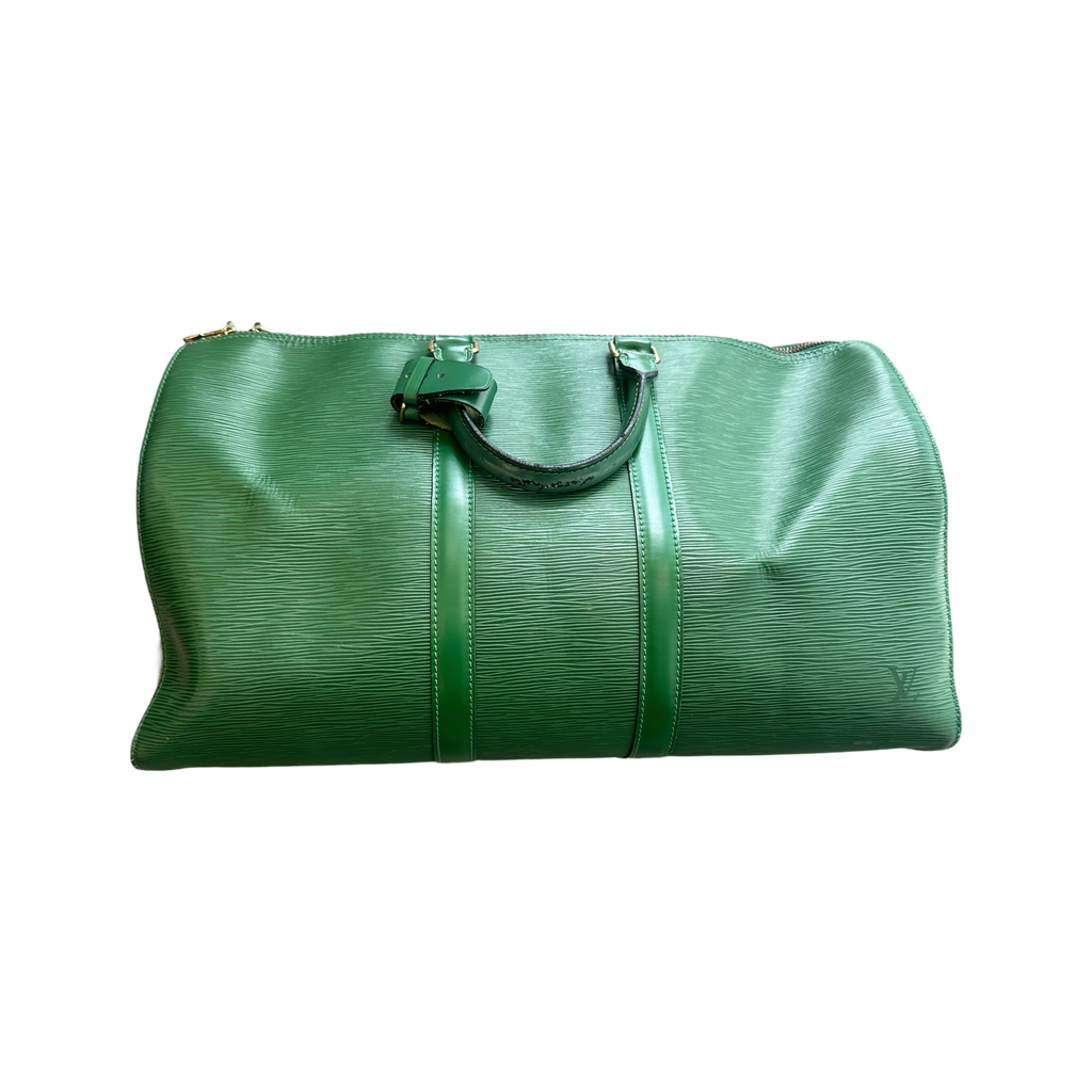 Louis Vuitton	Epi Keepall 45 Duffle Green