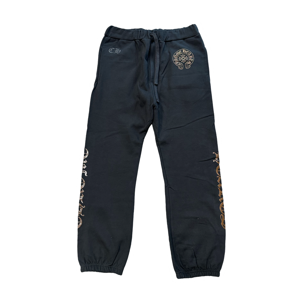 Chrome Hearts Brown Glitter Sweatpants