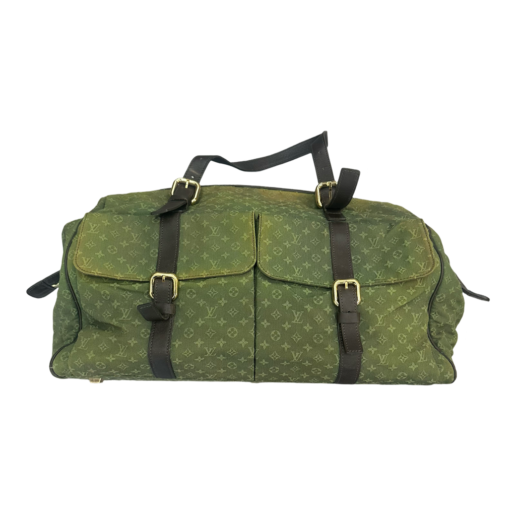 Louis Vuitton	Mini Lin Duffle Bag Green