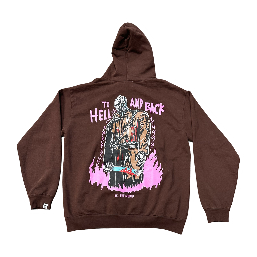 Warren Lotas Hell and Back Sweatshirt Brown/Pink