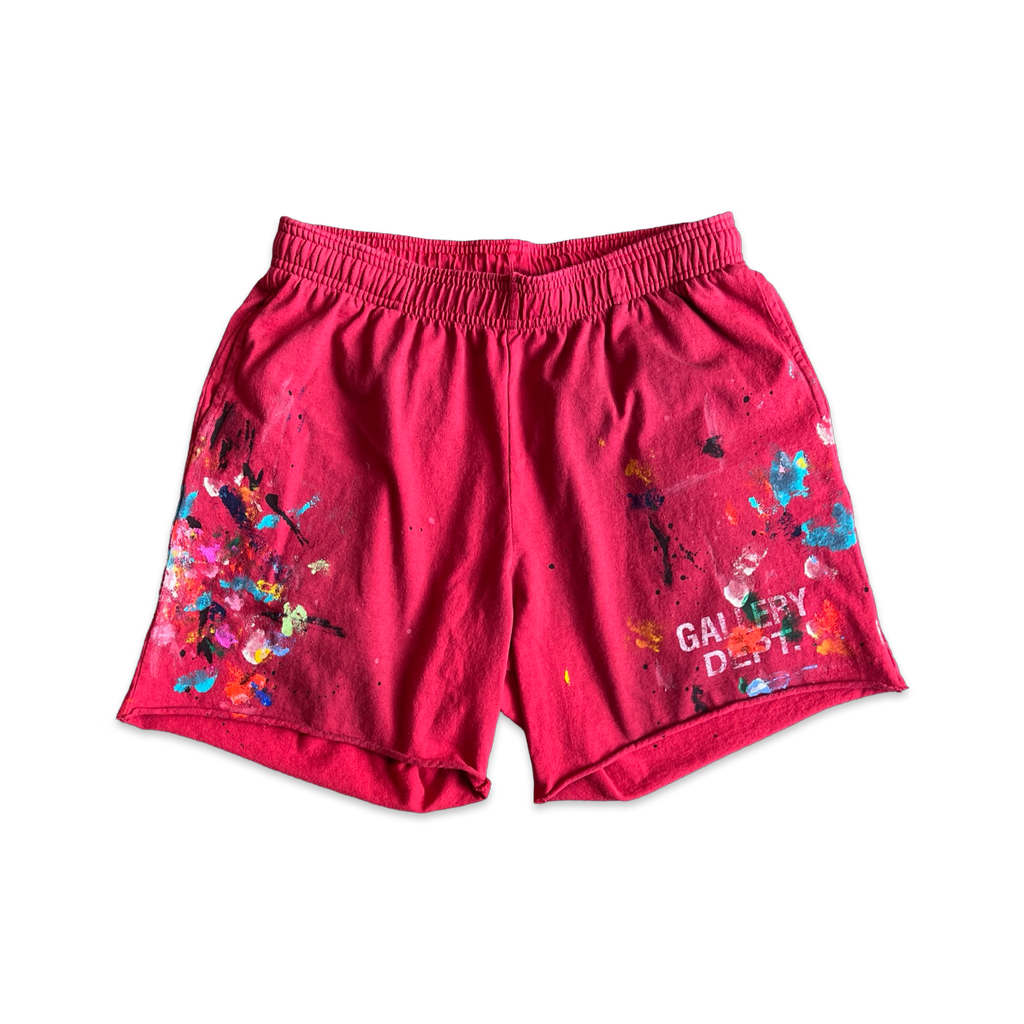 Gallery Dept. Insomia Painted Shorts Red