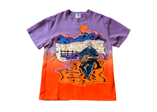 Warren Lotas Both Of Us T-Shirt Purple/Orange