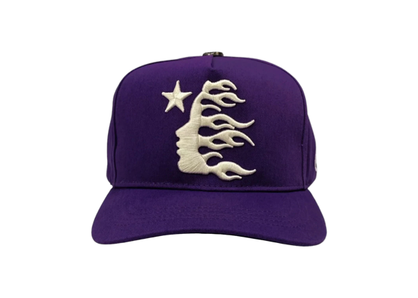 Hellstar OG Logo Snapback Hat Purple