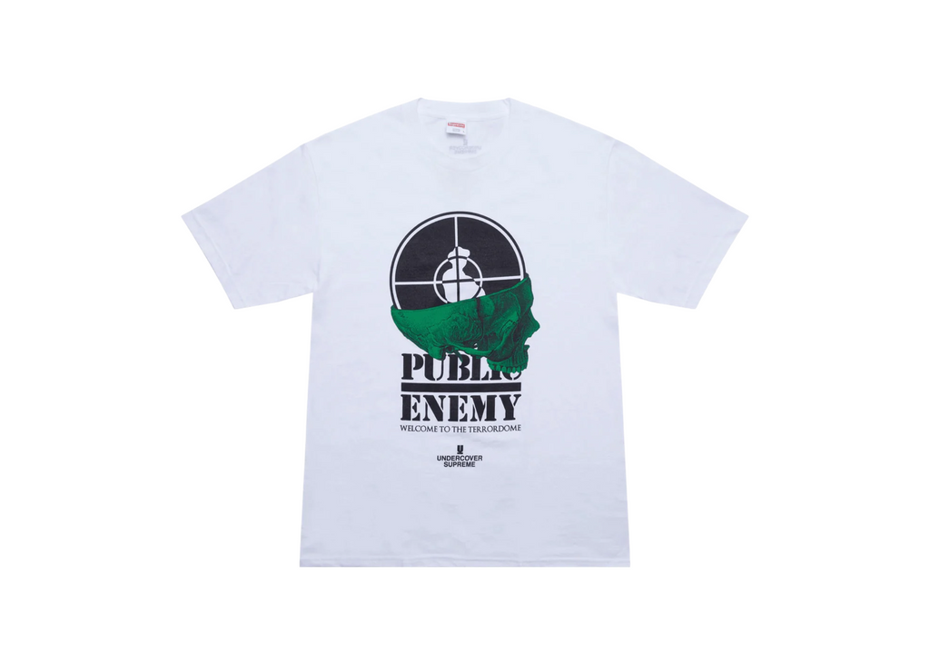 Supreme UNDERCOVER/Public Enemy Terrordome Tee White