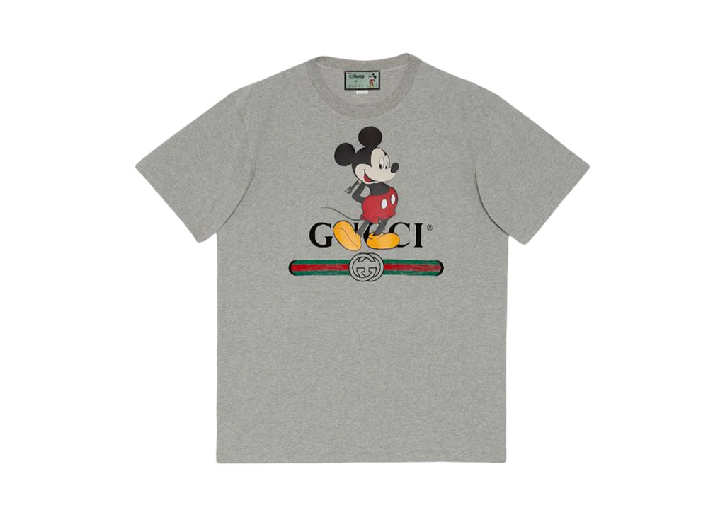 Gucci x Disney Oversized Logo-Print T-shirt Grey