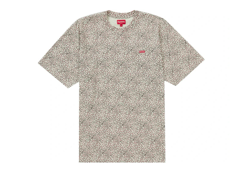 Supreme Small Box Tee Pink Leopard